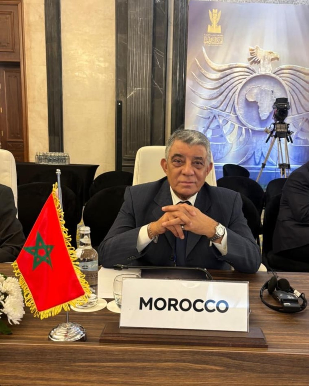 مشاركة رئيس المحكمة الدستورية في "اجتماع القاهرة التاسع رفيع المستوى"