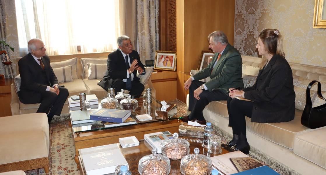 صورة النشاط استقبال سفير مملكة بلجيكا بمقر المحكمة الدستورية